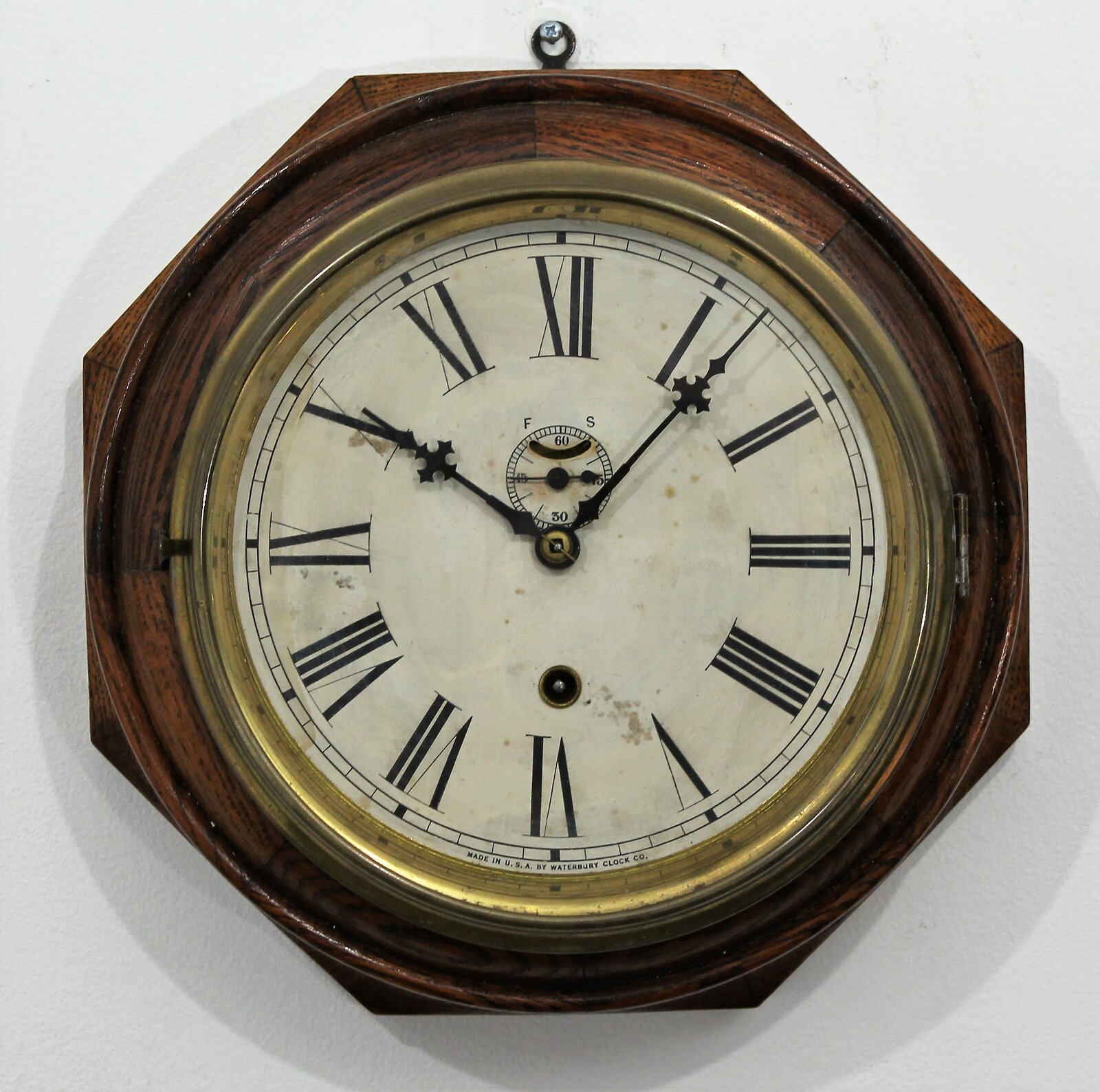 Waterbury Clock Co. “Oak Lever”, ca. 1914. — Antique Clocks Price Guide