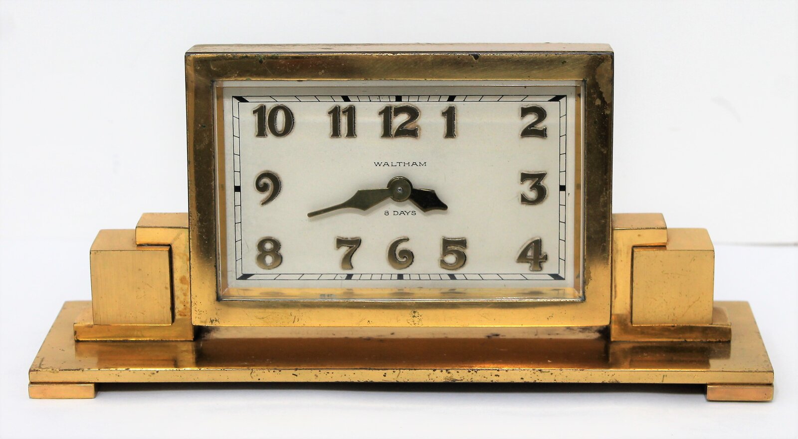 Waltham Watch Co. desk clock, twentieth century. — Antique Clocks Price Guide