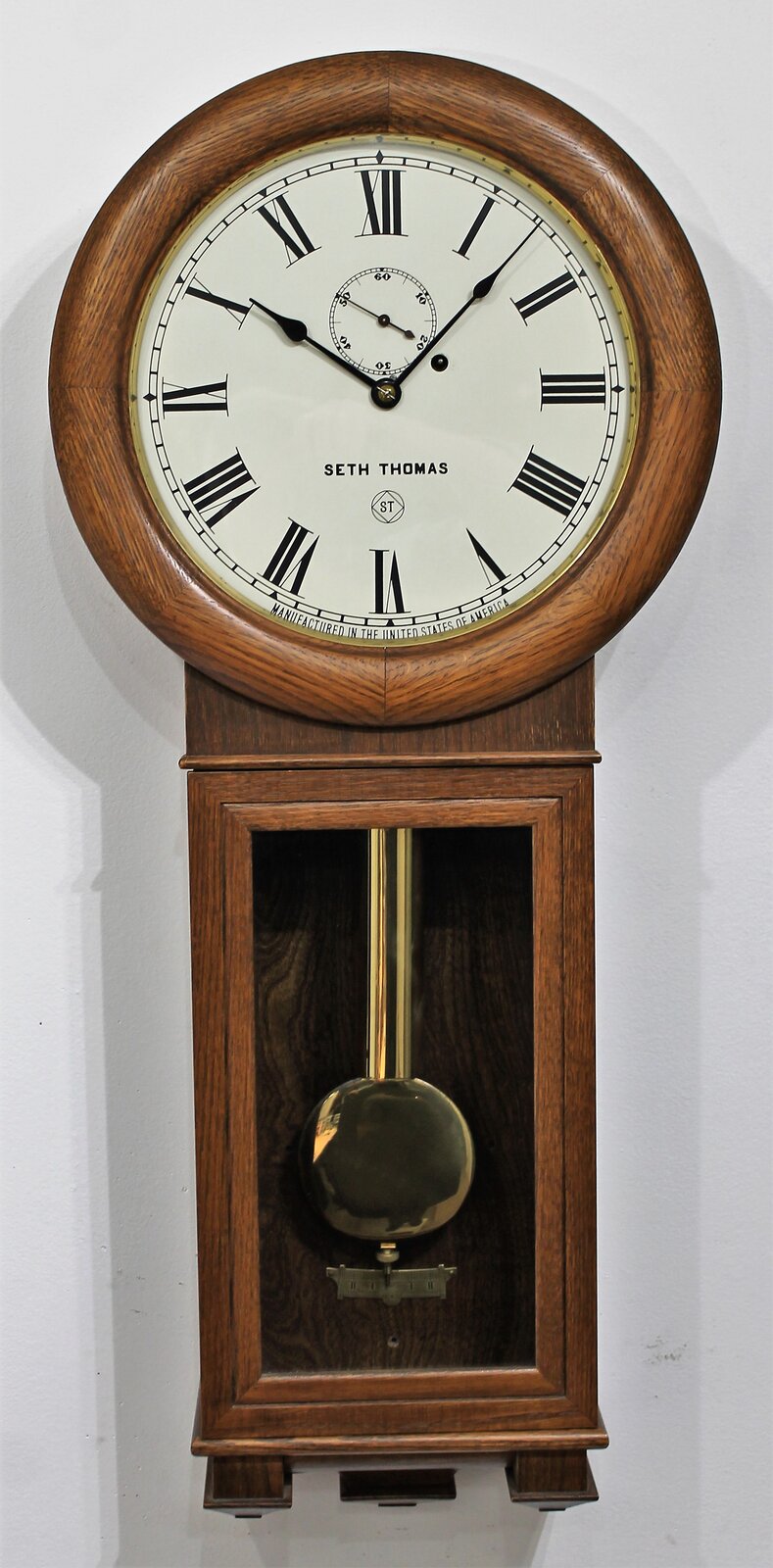 Seth Thomas “Regulator No. 2” REISSUE, 1976. — Antique Clocks Price Guide
