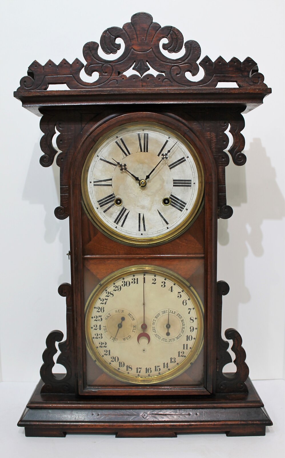 E.N. Welch “Arditi” calendar, ca. 1889. — Antique Clocks Price Guide