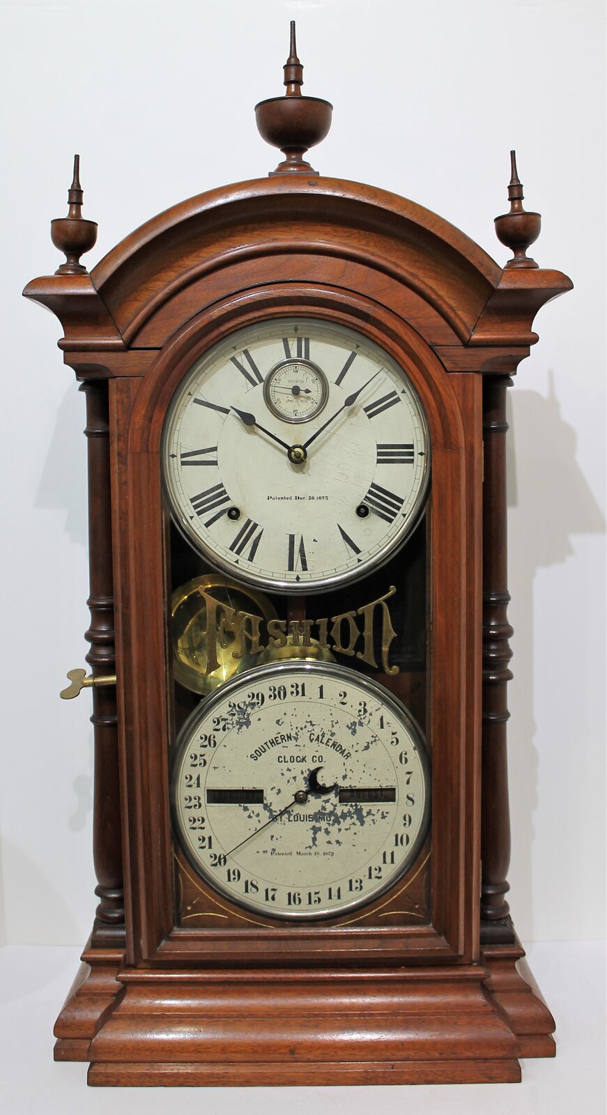 Southern Calendar Clock Co. “Fashion No. 4”, ca. 1885. — Antique Clocks Price Guide