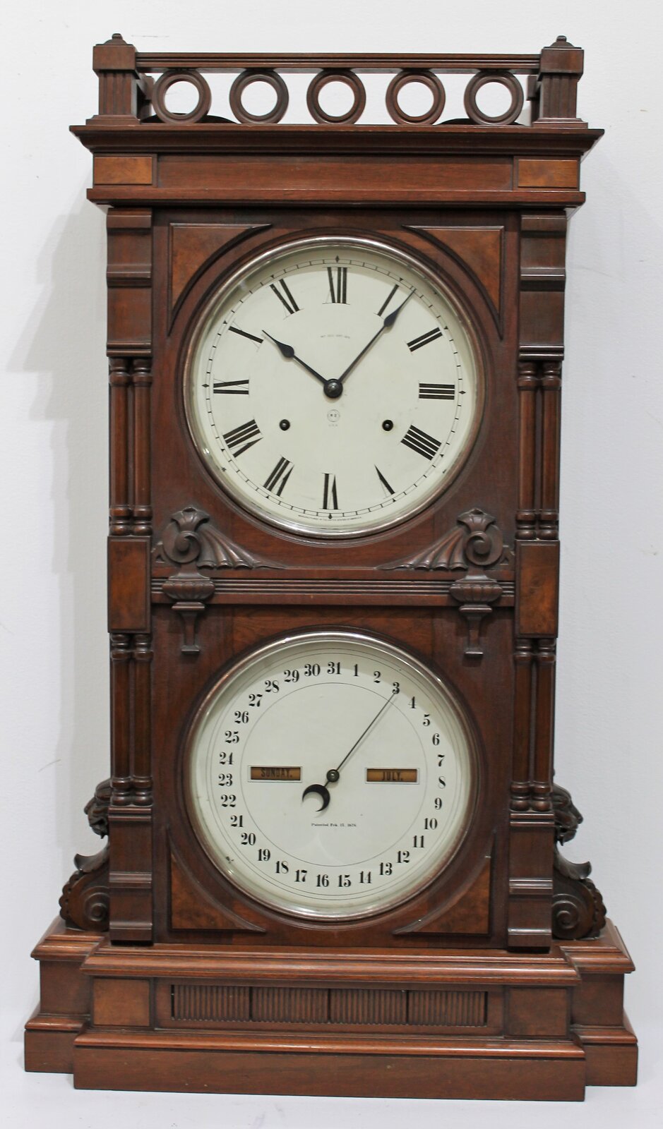 Seth Thomas “Parlor Calendar No. 10” (later model), ca. 1900. — Antique Clocks Price Guide