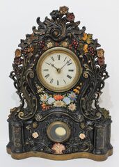 American Clock Co. “Arbor” iron-front, 1850-1864.