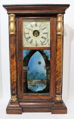 S.C. Spring & Co. Eight-day shelf clock, 1864-1868.