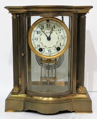 Seth Thomas Clock Co. “Empire No. 65” crystal regulator, ca. 1909.