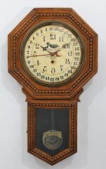 Wm. L. Gilbert Clock Co. “Consort” barbershop clock, ca. 1910.