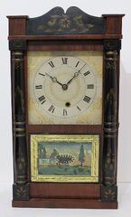 Treat & Bishop miniature timepiece, 1831-1833.