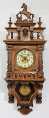 German free swinger wall clock, ca. 1920.
