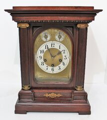 Junghans chiming shelf clock, ca. 1920.