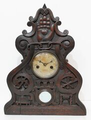 E.N. Welch Odd Fellows shelf clock, ca. 1870.