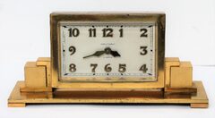 Waltham Watch Co. desk clock, twentieth century.