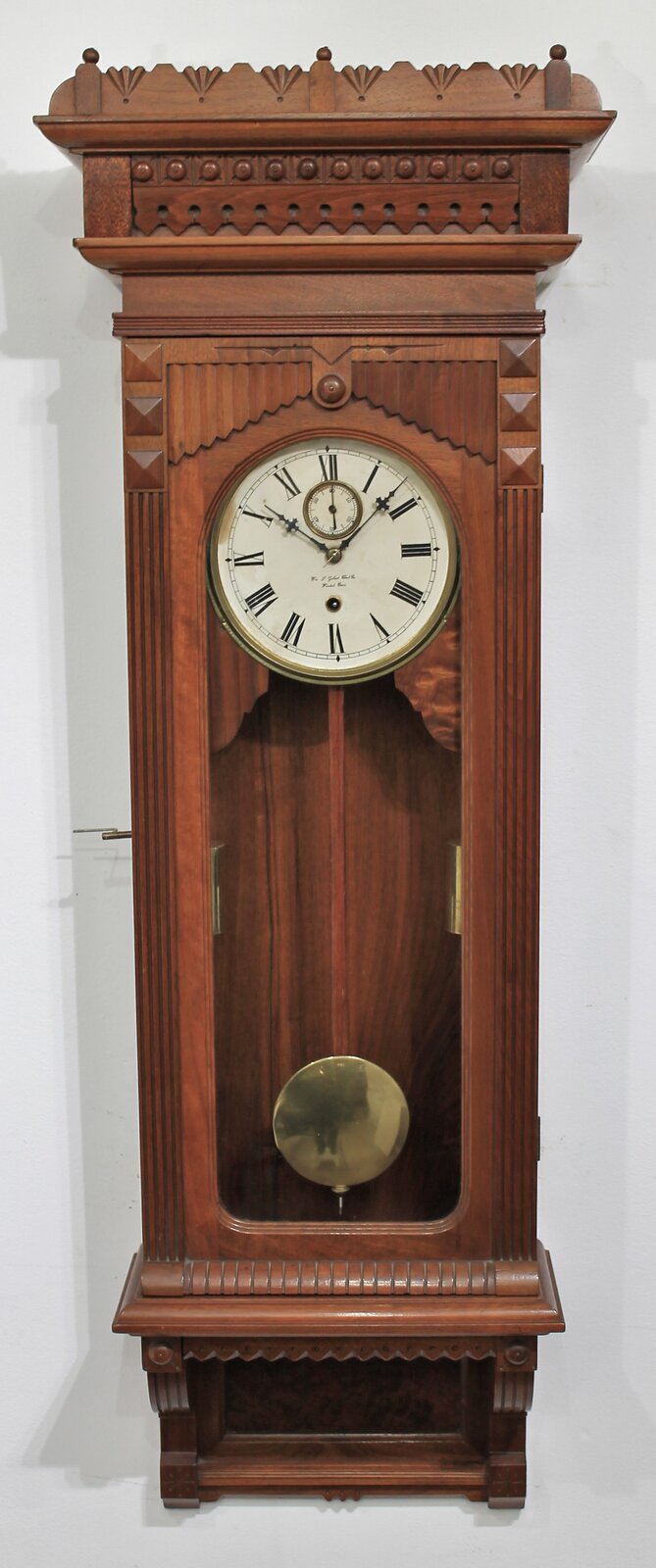 Wm. Gilbert Clock Co. “Regulator No. 11”, ca. 1891. — Antique Clocks Price Guide