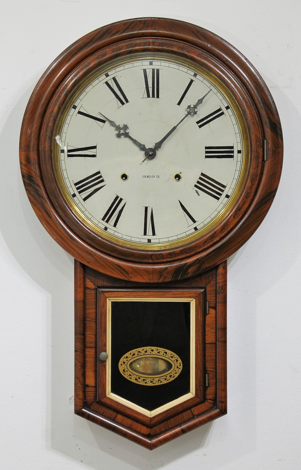 EN Welch “Round Head”, ca. 1880. — Antique Clocks Price Guide