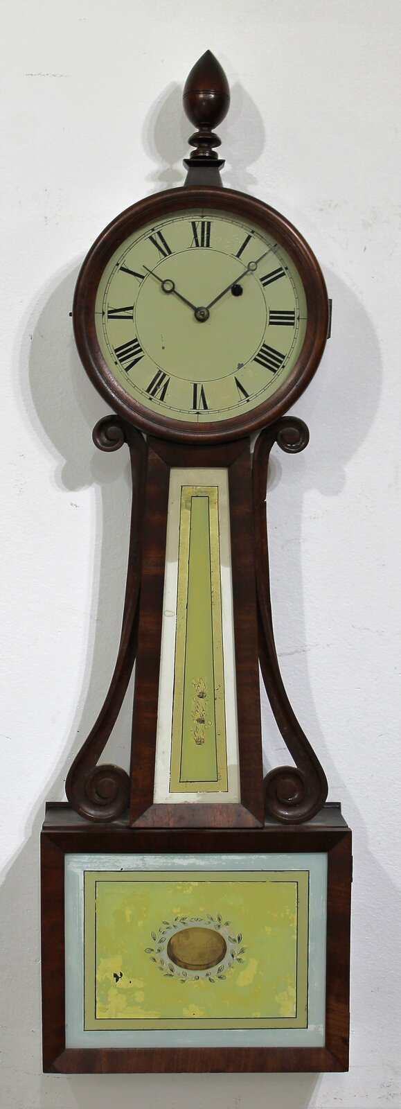 Early Boston-area banjo, ca. 1840. — Antique Clocks Price Guide
