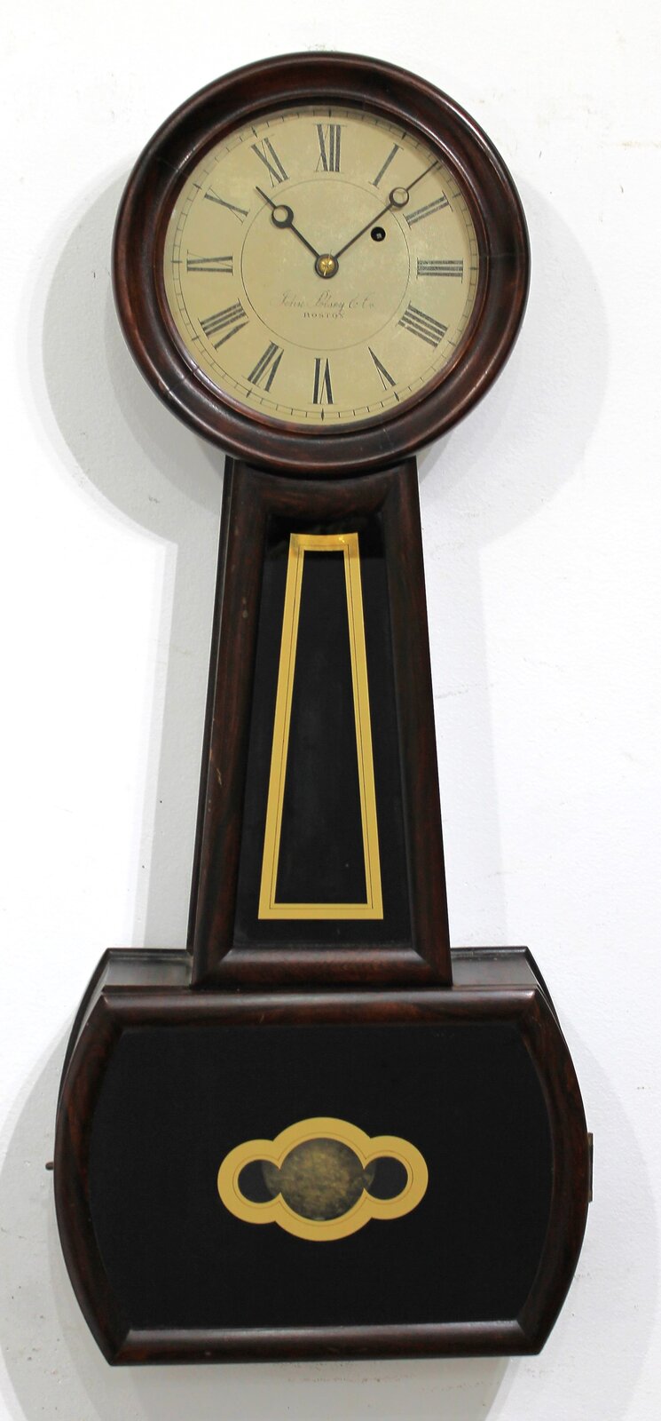 John Polsey & Co. “Banjo No. 4”, 1859-1864. — Antique Clocks Price Guide