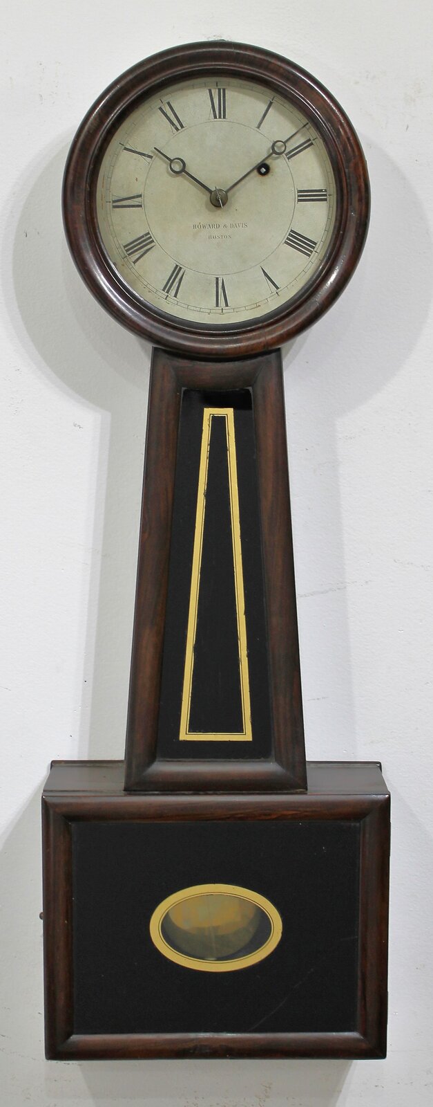 Howard & Davis “Banjo No. 5”, ca. 1858. — Antique Clocks Price Guide