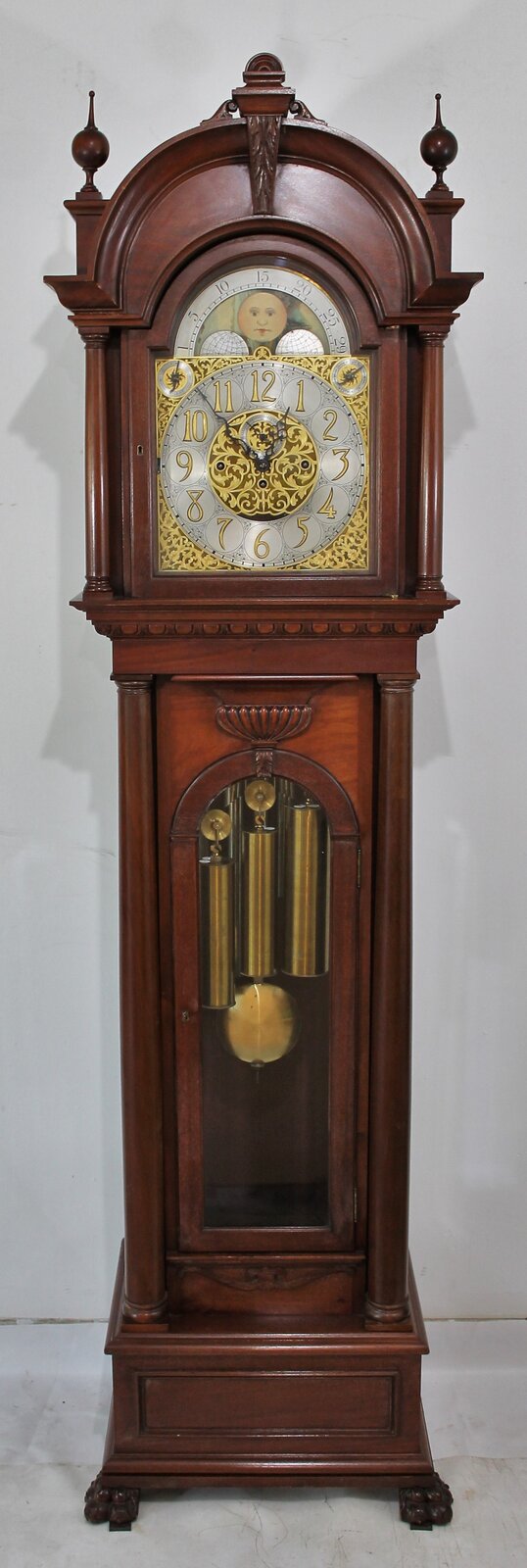 Bawo & Dotter Elite Chiming Hall Clock,ca. 1904. — Antique Clocks Price Guide