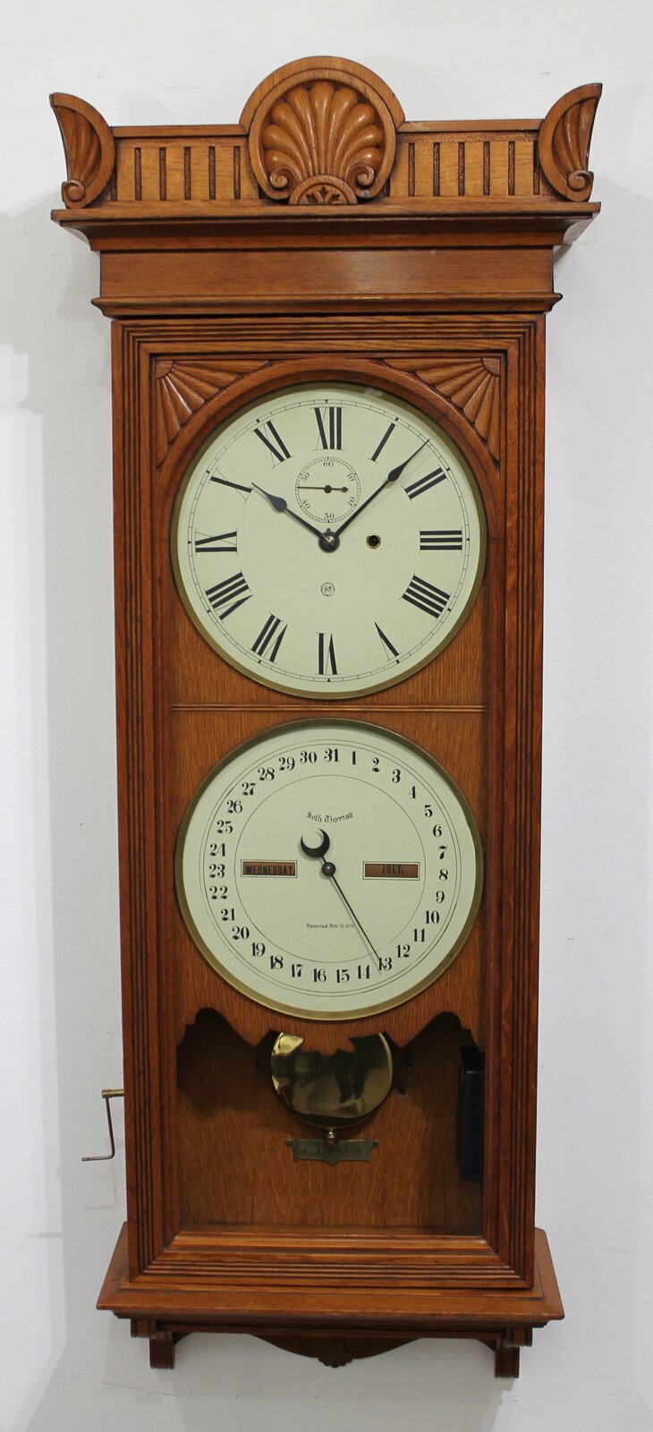 Seth Thomas “Office Calendar No. 12”, ca. 1890. — Antique Clocks Price Guide