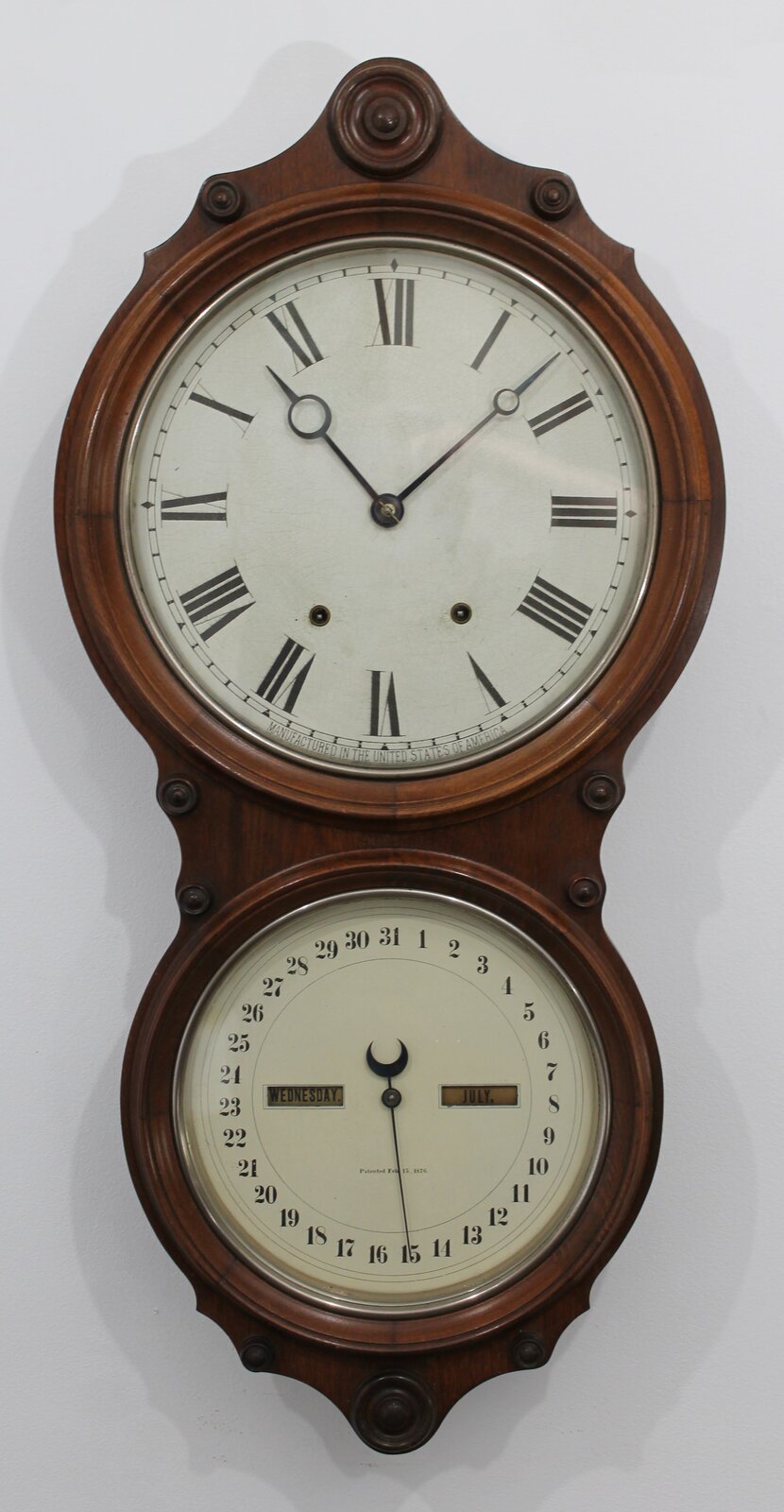 Seth Thomas “Office Calendar No. 6”, ca. 1884. — Antique Clocks Price Guide