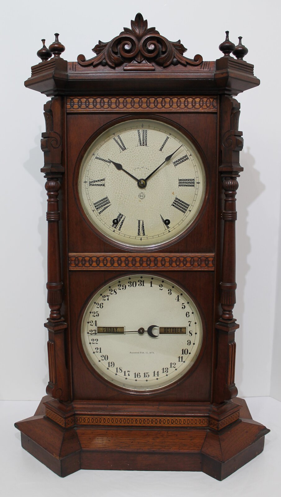 Seth Thomas Clock Co. “Parlor Calendar No. 8”, 1889. — Antique Clocks Price Guide