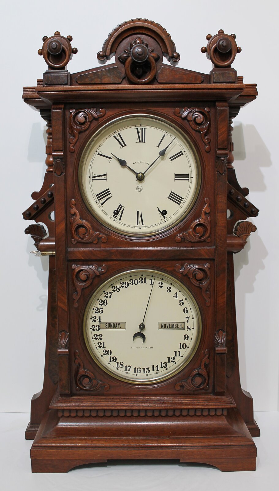 Seth Thomas Clock Co. “Parlor Calendar No. 9”, 1887. — Antique Clocks Price Guide
