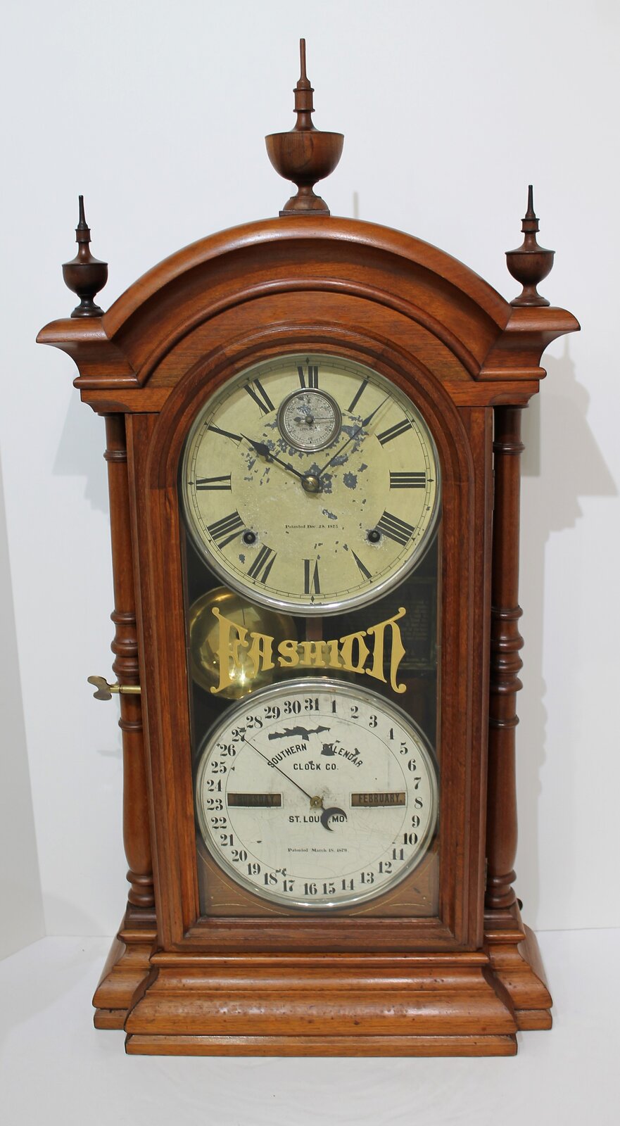 Southern Calendar Clock Co. “Fashion No. 4”,ca. 1885. — Antique Clocks Price Guide