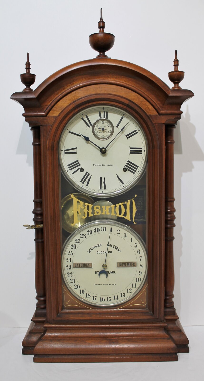Southern Calendar Clock Co. “Fashion No. 4”,ca. 1885. — Antique Clocks Price Guide