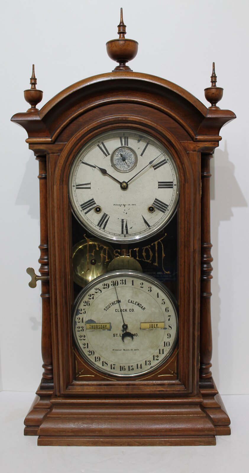 Southern Calendar Clock Co. “Fashion No. 4”,ca. 1885. — Antique Clocks Price Guide