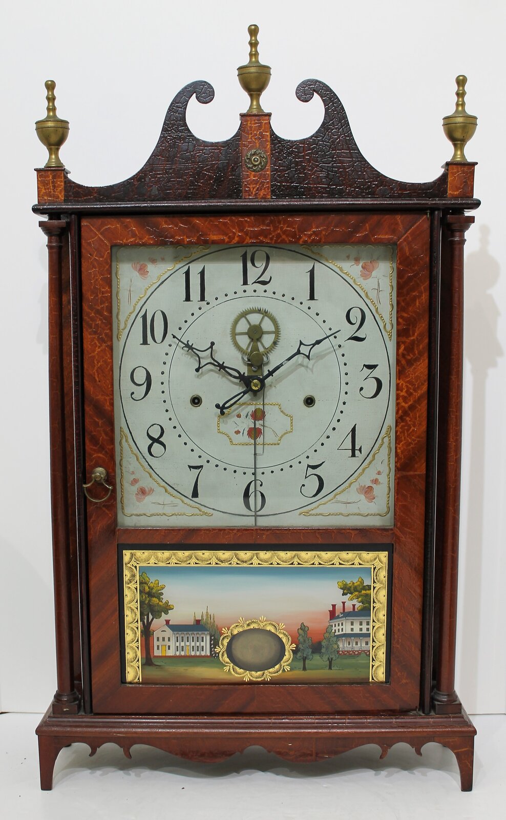 Eli Terry Model 3 pillar & scroll, ca. 1820. — Antique Clocks Price Guide