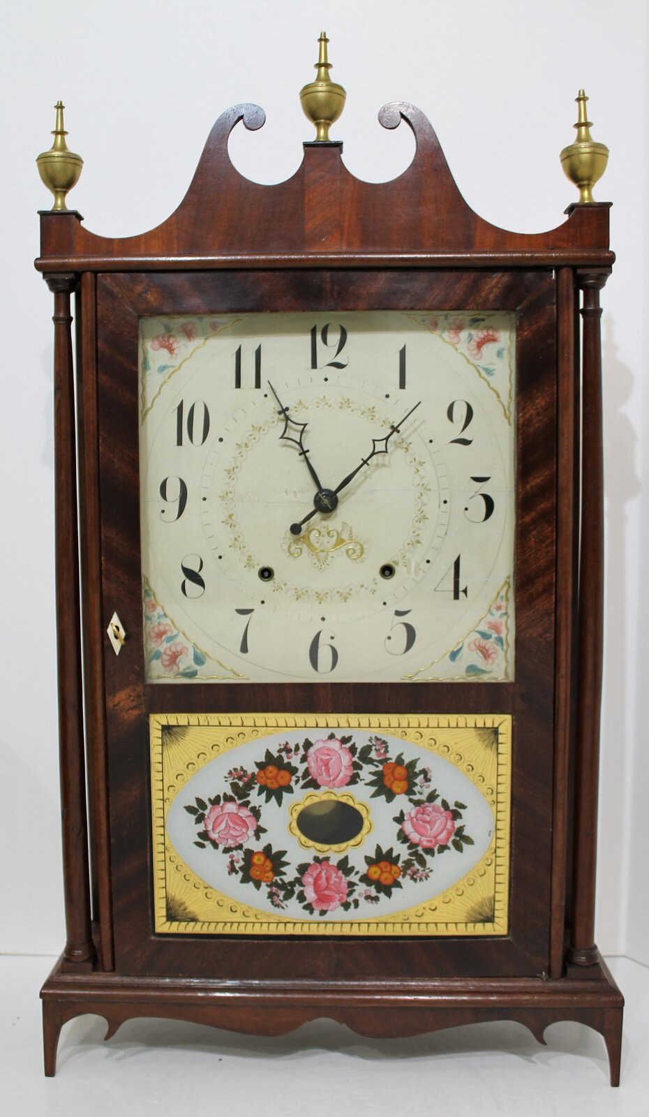 Eli & Samuel Terry pillar & scroll, 1824-1827. — Antique Clocks Price Guide