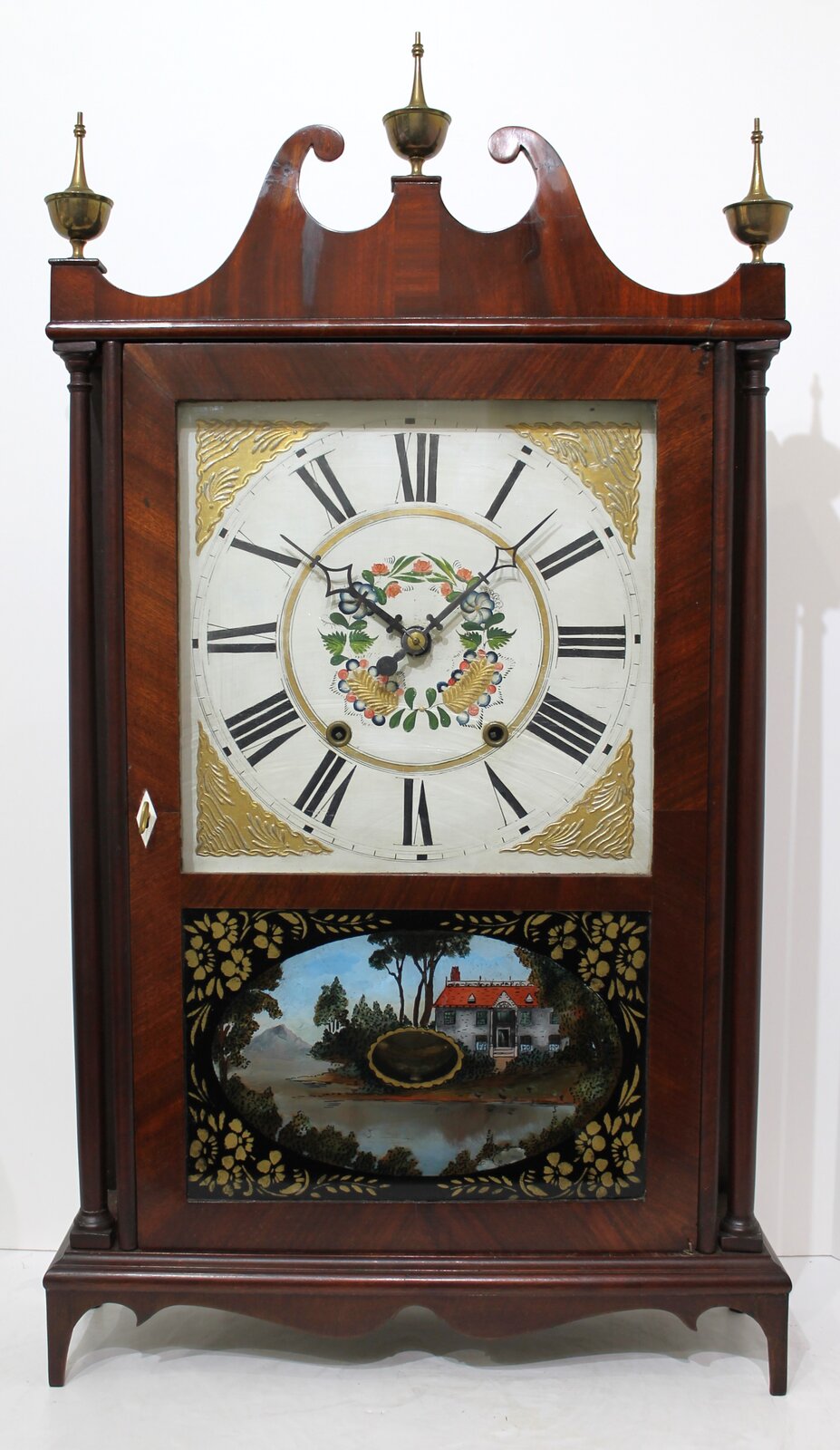 Seth Thomas pillar & scroll, 1818-1827. — Antique Clocks Price Guide
