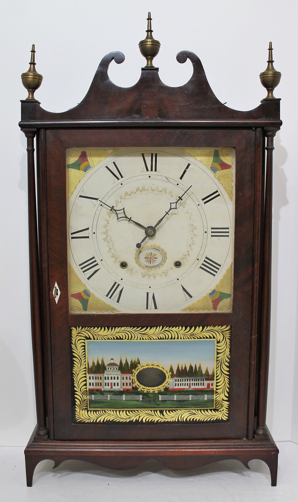 Seth Thomas pillar & scroll, 1827-1830. — Antique Clocks Price Guide