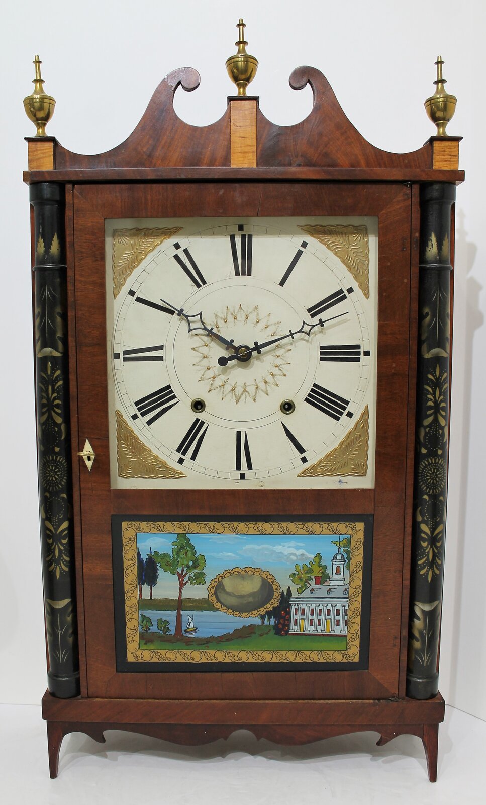 Asaph Hall transitional shelf clock, 1830-1837. — Antique Clocks Price Guide