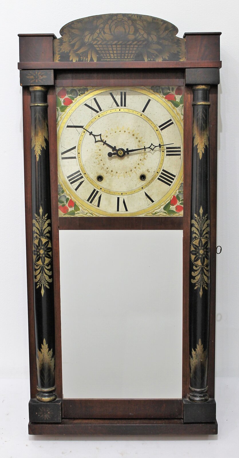 Seth Thomas 30-hour patent shelf clock, ca. 1830. — Antique Clocks Price Guide