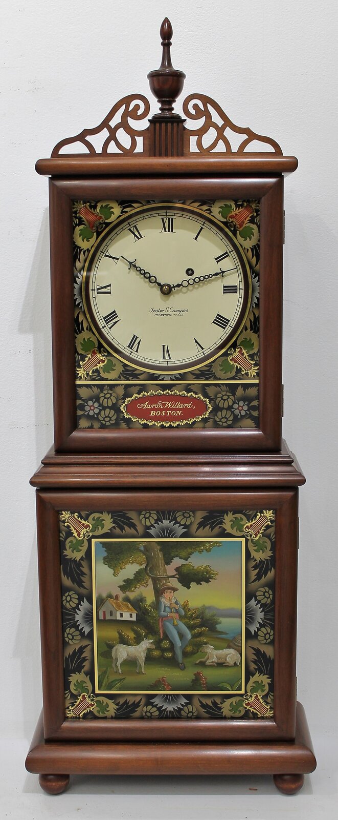 Foster S. Campos Massachusetts shelf clock, 1992. — Antique Clocks Price Guide
