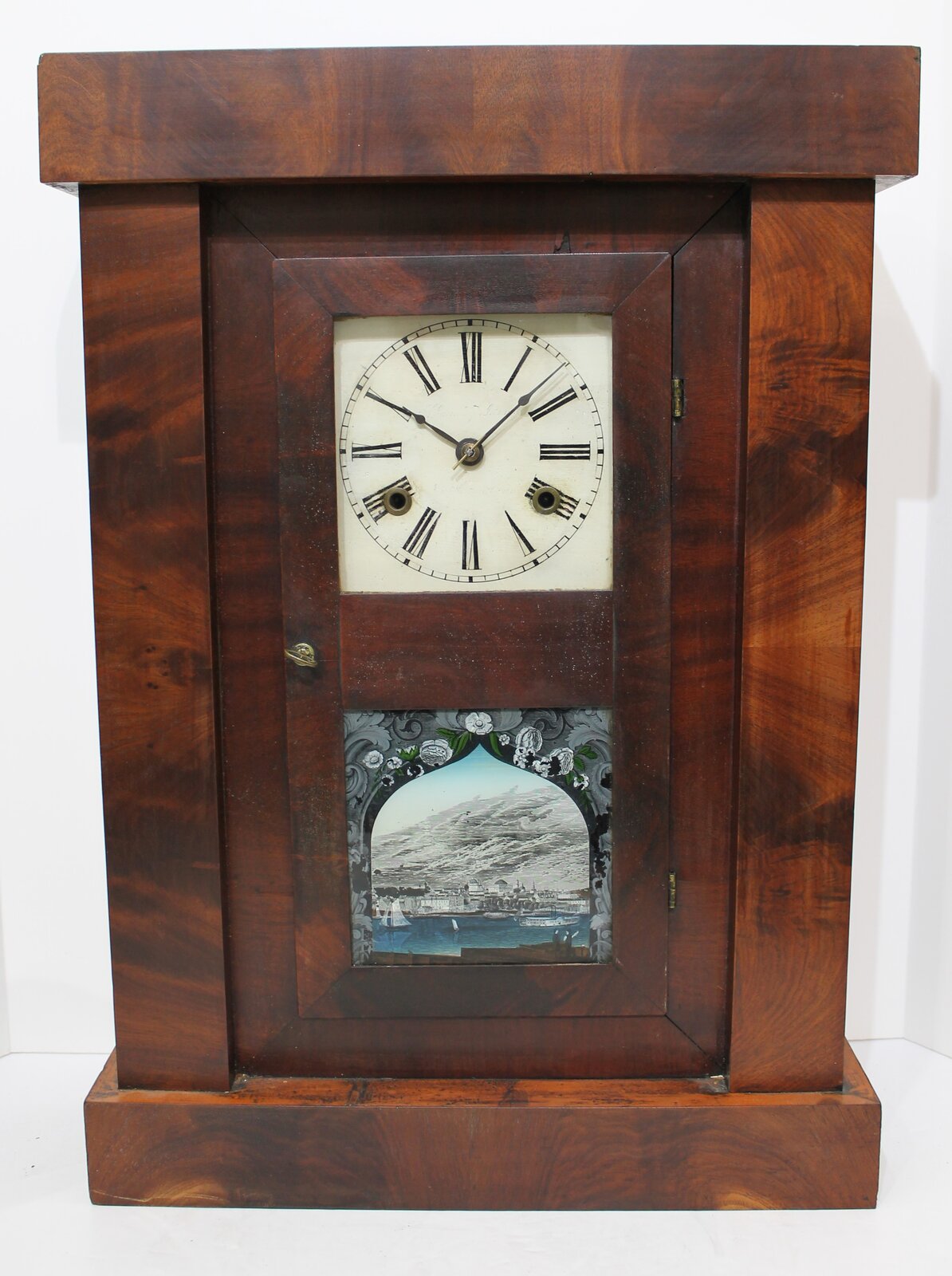 Chauncey Jerome Empire shelf clock, ca. 1850. — Antique Clocks Price Guide