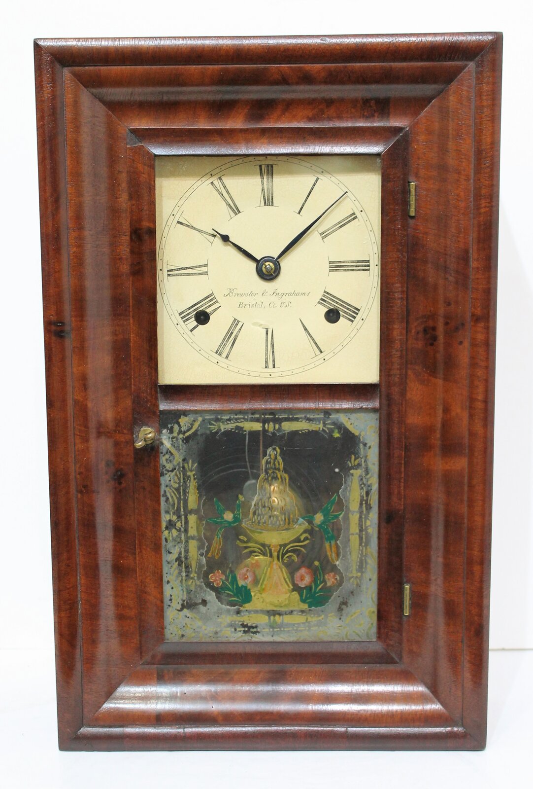 Brewster & Ingrahams miniature OG, ca. 1845. — Antique Clocks Price Guide