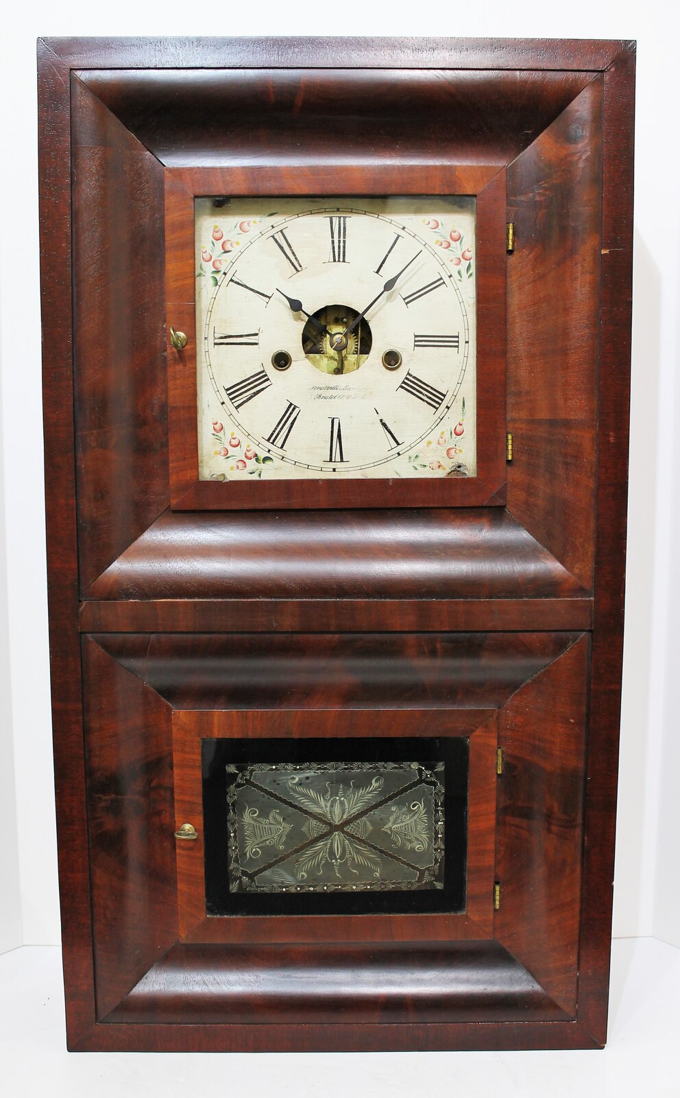 Forestville Manufacturing Co. 8-day double-door OG, 1835-1839. — Antique Clocks Price Guide