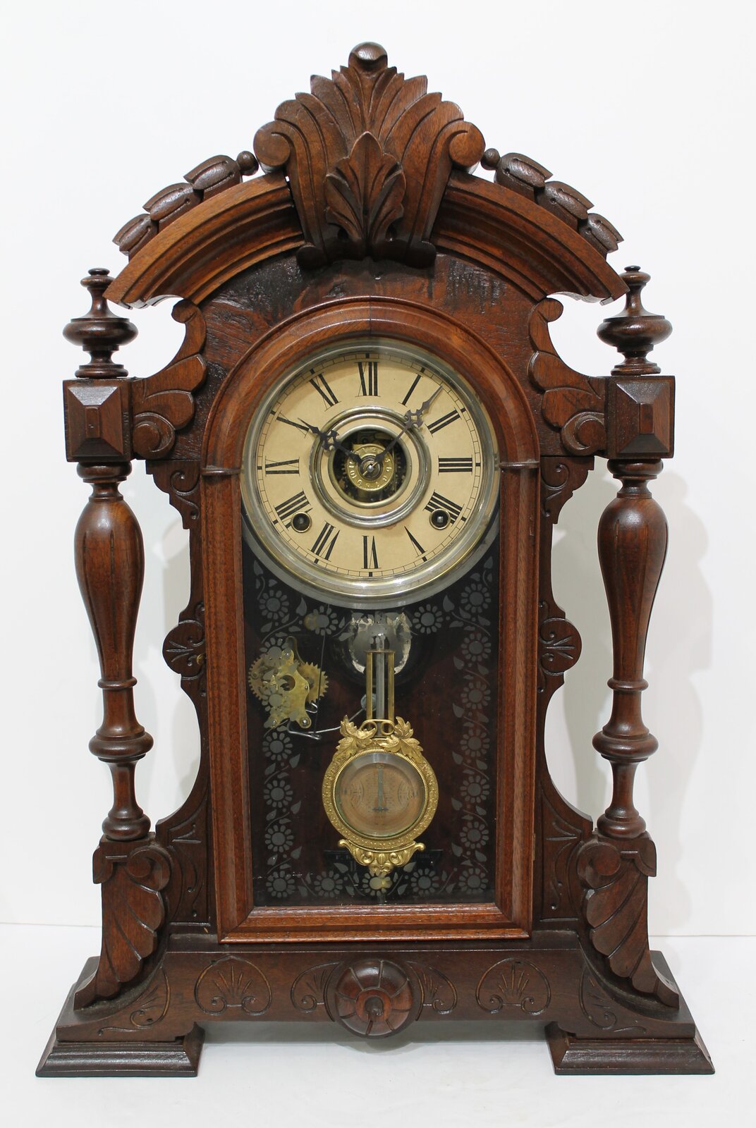 F. Kroeber Clock Co. “Mariposa”, ca. 1875. — Antique Clocks Price Guide