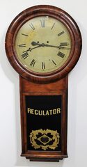 Atkins/Welch, Spring & Co. 8-day regulator, ca. 1870.