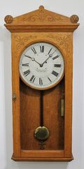 Waltham Clock Co. “No. 35” wall regulator, 1913.