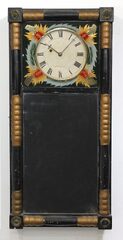 Timothy Chandler New Hampshire mirror clock, 1820-1830.