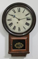 Atkins Clock Co. “Round Top Drop”, ca. 1863.