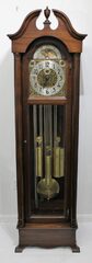 Old Colony Clock Co. Five tube chiming hall clock, ca. 1930.