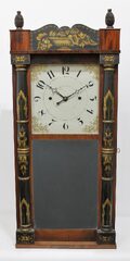 Jeromes’ & Darrow bronze looking glass, 1828-1834.