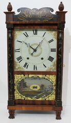 E & GW Bartholomew transitional column & splat, 1829-1833.