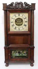 Silas B. Terry Empire shelf clock, ca. 1835.