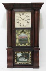Silas B. Terry Eight Day Brass Clock, ca. 1855.
