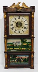 Birge, Mallory & Co. Patent Brass Eight Day Clock, 1838-1843.