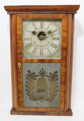 Silas B. Terry 30-hour shelf clock, ca. 1842.